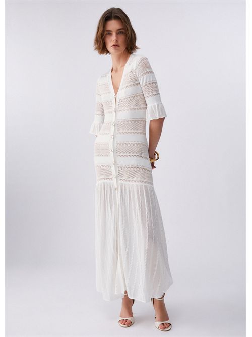 Dress woman white LIU JO | CA6242MS55N/P9636